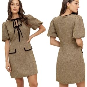 Flying Tomato Tweed Mini Dress Size Small NWT